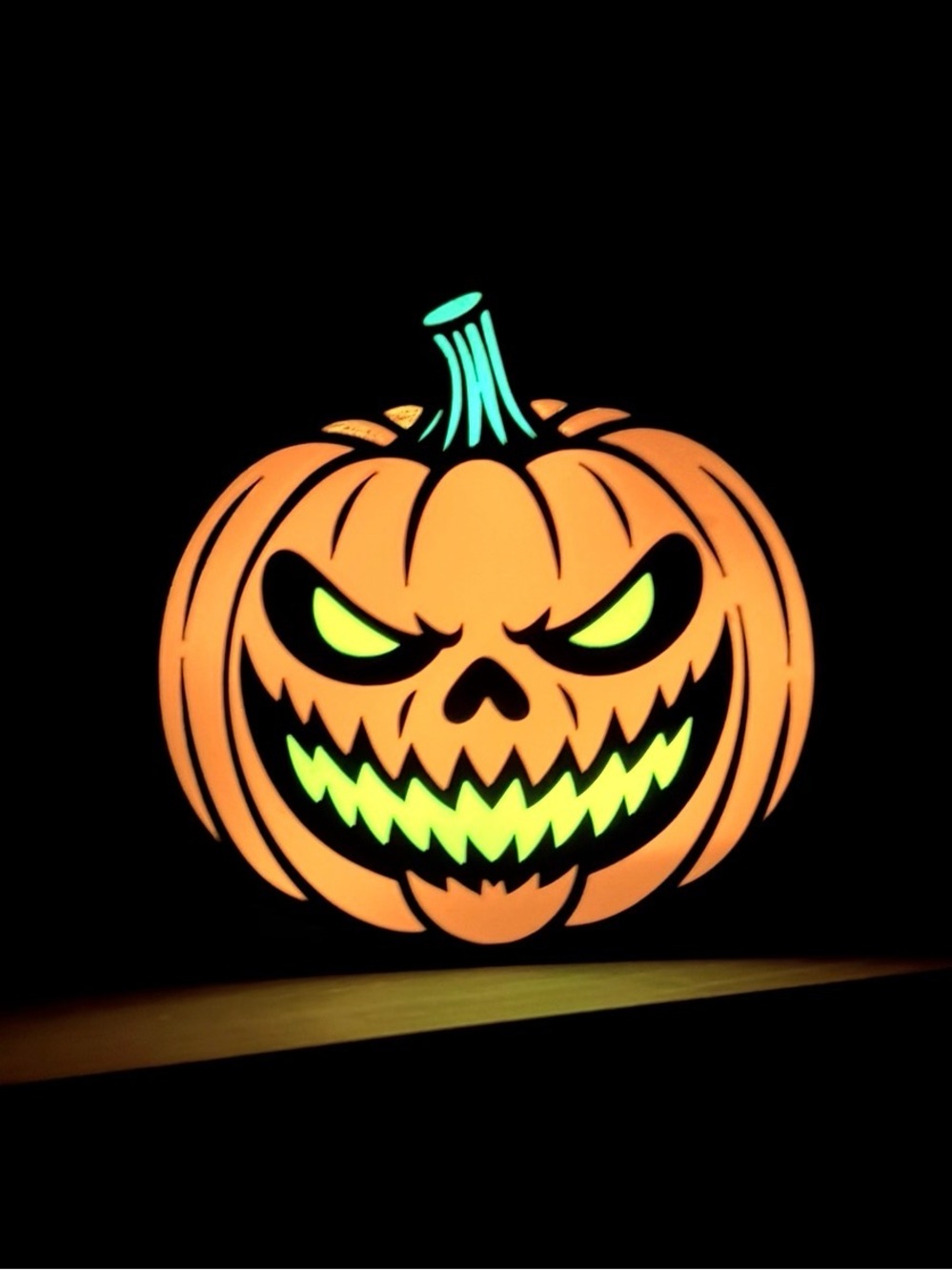Orange Evil Pumpkin